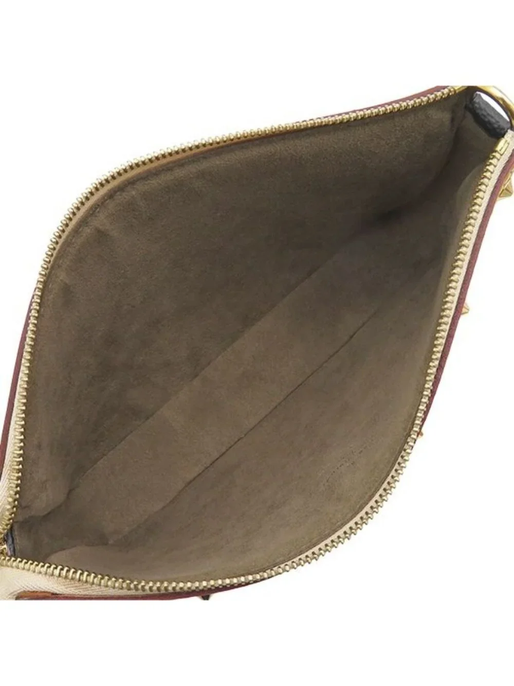 Louis Vuitton Pouch Pochette Accessoires Monogram Canvas Multicolor Noir Gold